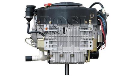 dízelmotor 870cc-15.2kW-3,600 RPM-V-E-KW25.4 (1 inch)x78.8-elektromos indítás