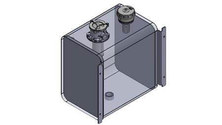 METAL RESERVOIR TOP 80 Lit 360x500x500mm