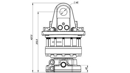 HIDRAVLIČNI ROTATOR 12000/6000 KG S PRIROBNICO