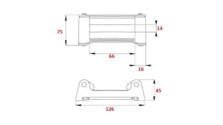 RULLEGUIDE TIL STÅL KABEL DWM 2000-2500