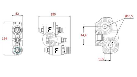 MULTIFASTER BLOCK WITH QUICK COUPLINGS