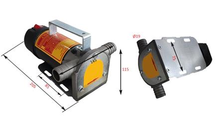 SÄHKÖPUMPPU 12V DC -1- 50 lit/min (3000 l/h)