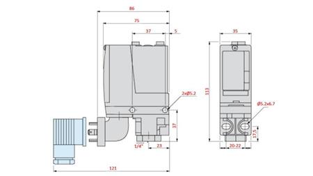 INTERRUTTORE DI PRESSIONE REGOLABILE DOPPIO 20-300BAR XMLB300D2C11