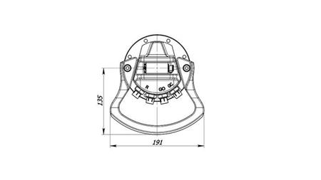 HYDRAULISK ROTATOR 1000/500 KG MED AKSEL