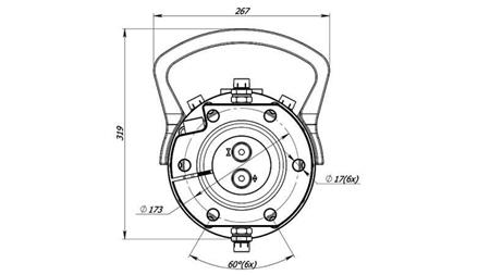 HIDRAVLIČNI ROTATOR 12000/6000 KG S PRIROBNICO