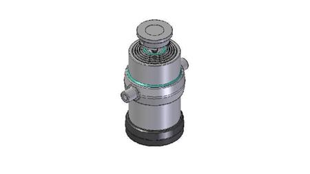 5032S -TELESCOPIC CYLINDER STANDARD/BALL 5 STAGES STROKE 1450 DIAMETER 215