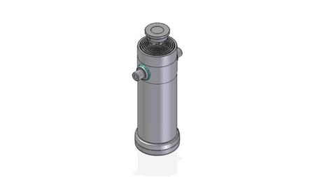 7039S -TELESCOPISK CYLINDER STANDARD/BALL 7 TRIN REJSE 4234 DIAMETER 240