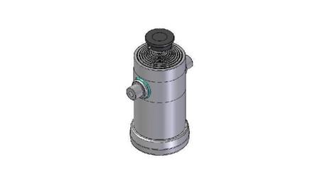 9034S - TELESCOPISK CYLINDER STANDARD/BOLL 9 STEG SLAG 3157 DIAMETER 270