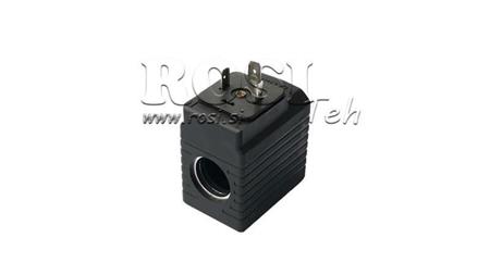 ELEKTROMAGNETNA COIL 12V DC - YE45 - fi 19.2mm-50mm 30W IP65