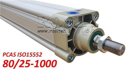 PNEUMATIC CYLINDER PCAS 80/25-1000 BE ISO15552