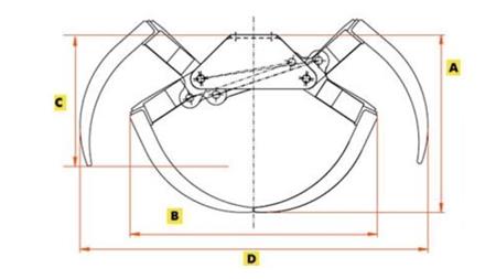 GØDNINGSGAFLER FOTB 6 GAFLER - dimensioner