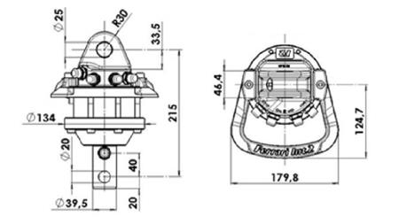 HYDRAULISK ROTATOR 1200/600 KG