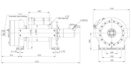 HIDRAULIČNO VITLO DWHI 660 HD - 30000 kg