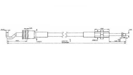 TRECCIA L=2500 - dimensioni MORSE