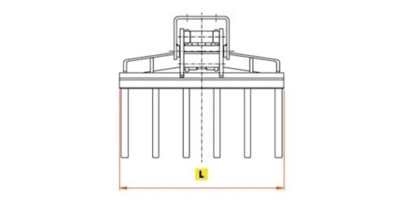 GØDNINGSGAFLER FOTB 6 GAFLER - dimensioner