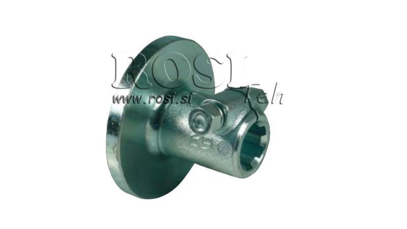 cardan extension flange with pin